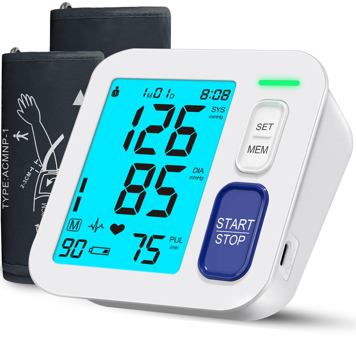 Blood Pressure Monitors with Extra Large Cuffs D181