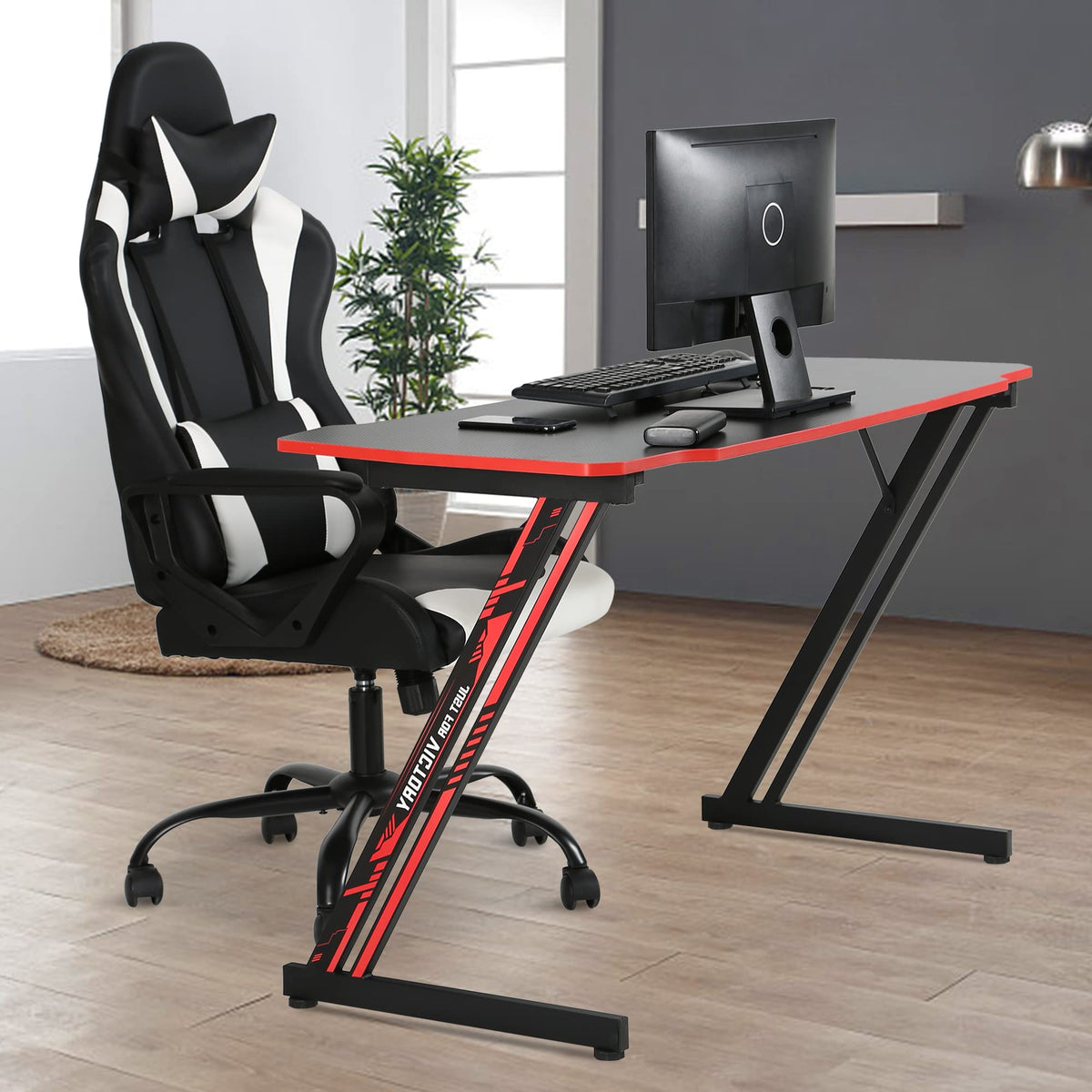 47 inch Carbon Fiber Gaming Desk U85397