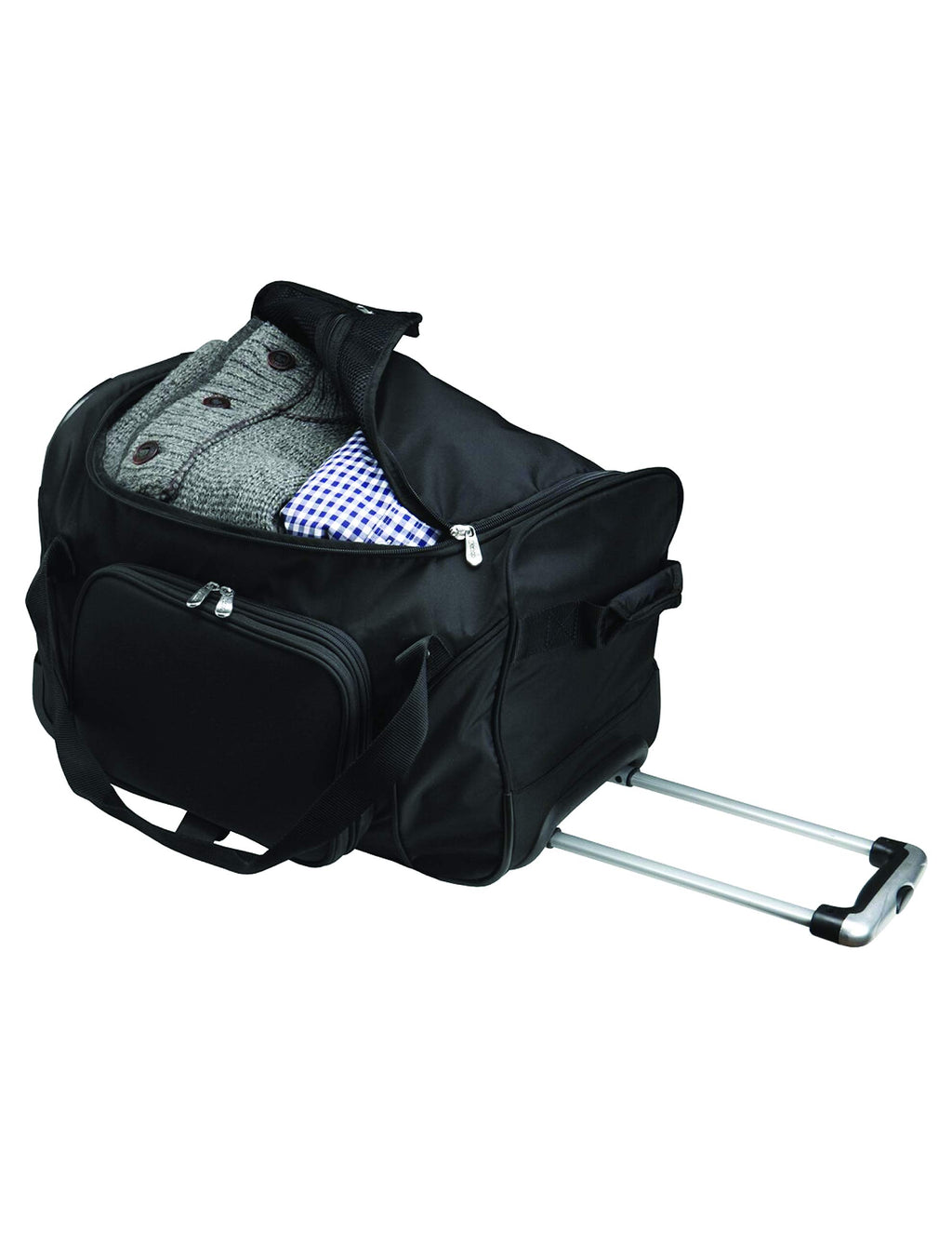 Lightweight 22-inch Wheeled Duffel Bag with Telescopic Handle X7188