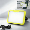 LED Work Light, Rechargeable, 700 LM Magnetic Portable Flood Light with Adjustable Stand, IP54 Waterproof, 3 Lighting Modes with Emergency SOS, 1Pack V62470