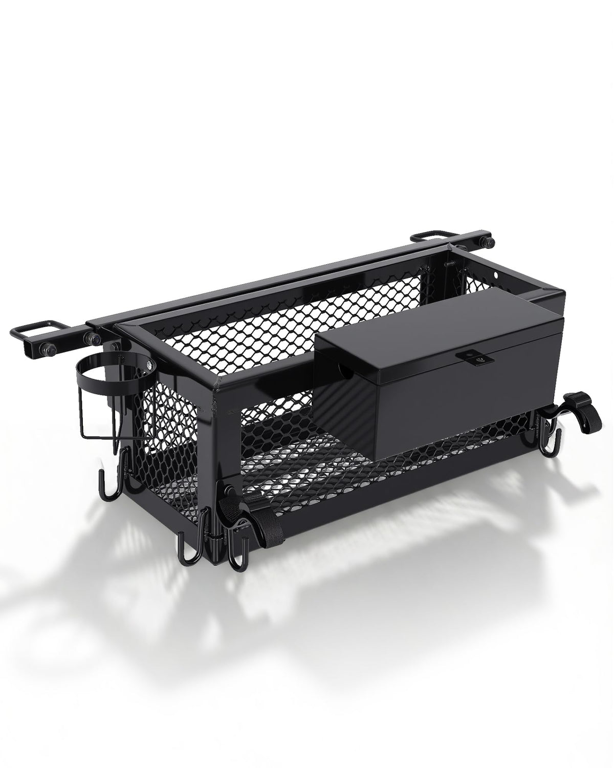 Heavy Duty Tractor Tool Box Basket Attachment 24x10x10in Storage Box V628