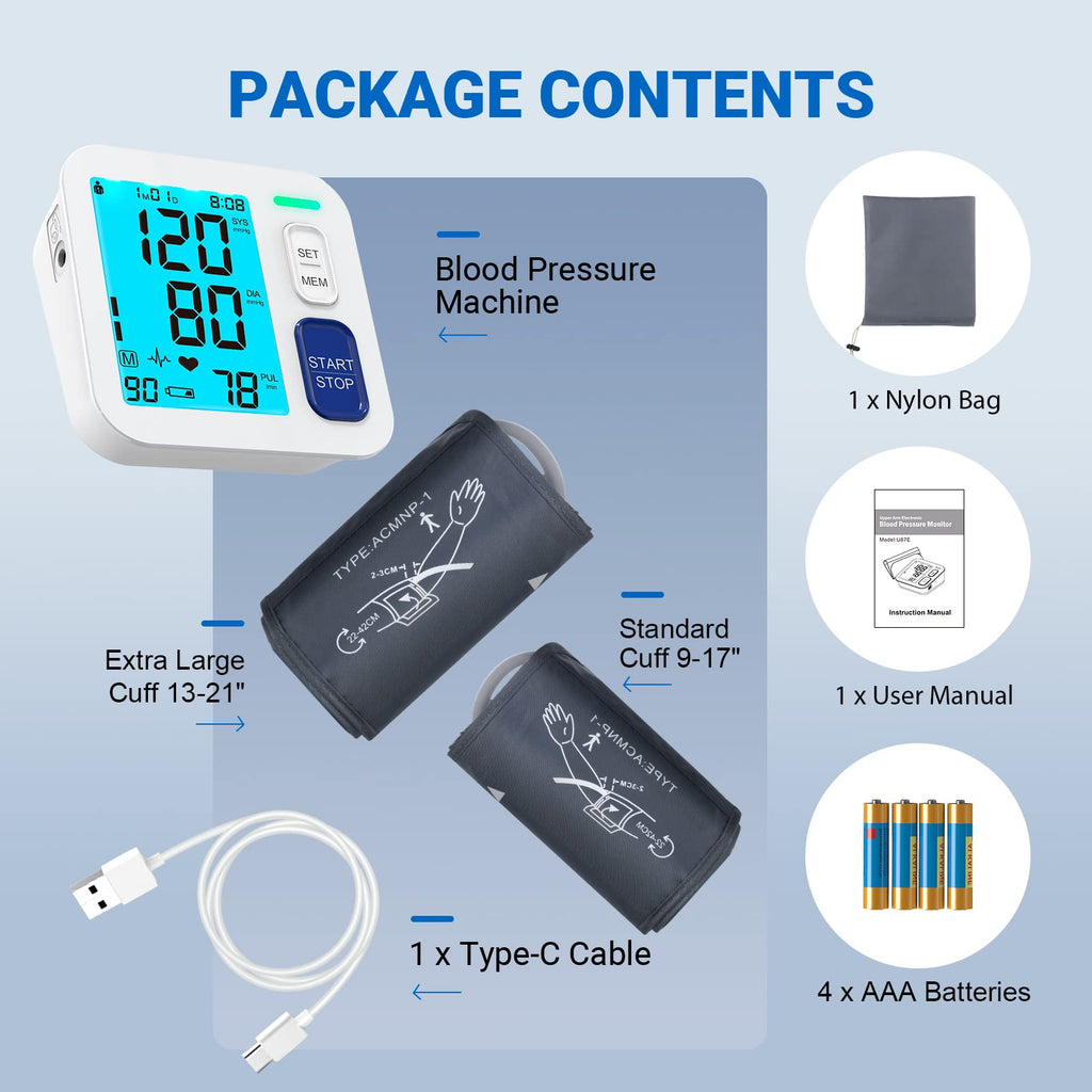 Blood Pressure Monitors with Extra Large Cuffs D181