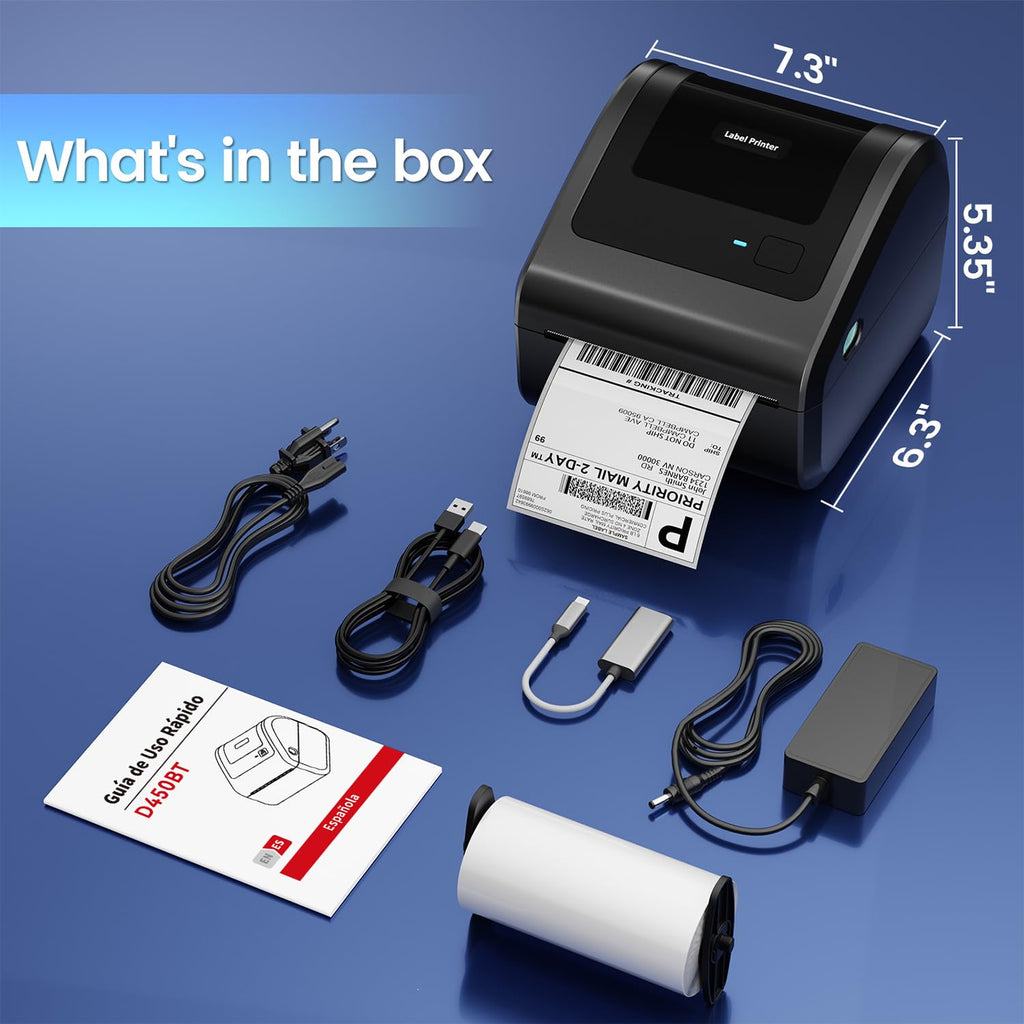 Bluetooth Shipping Label Printer B24820