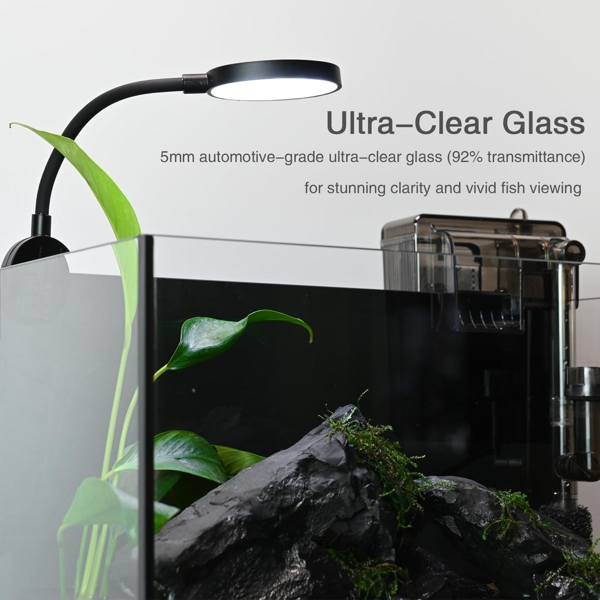 2.8 Gallon Aquarium Starter Kit with LED and Filter Pump E922