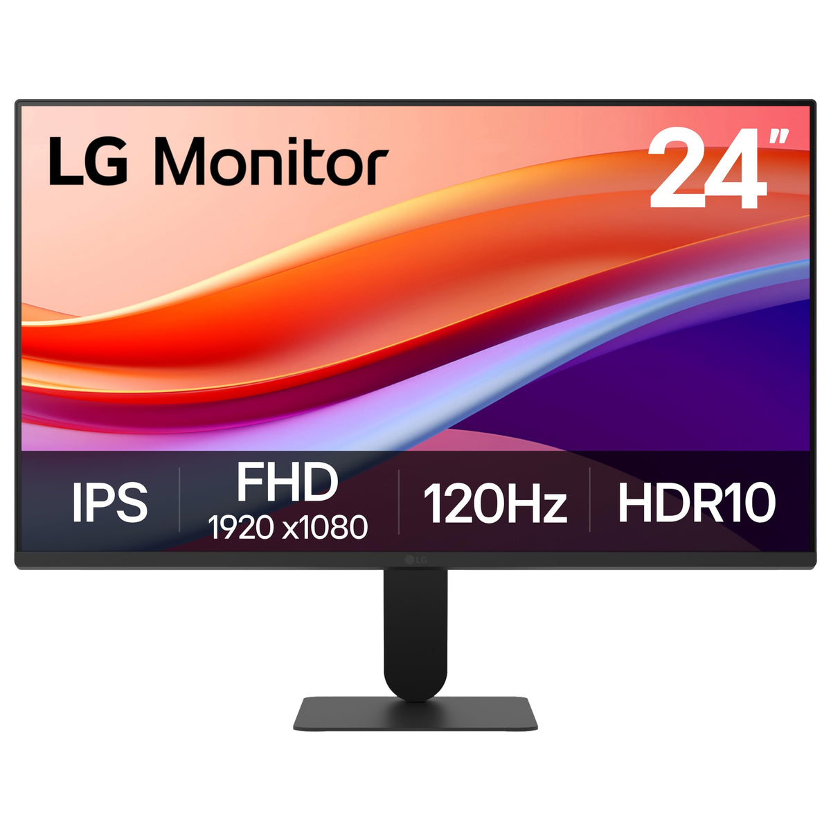 24-inch Full HD IPS Computer Monitor, 120Hz, HDR10, Black F68917