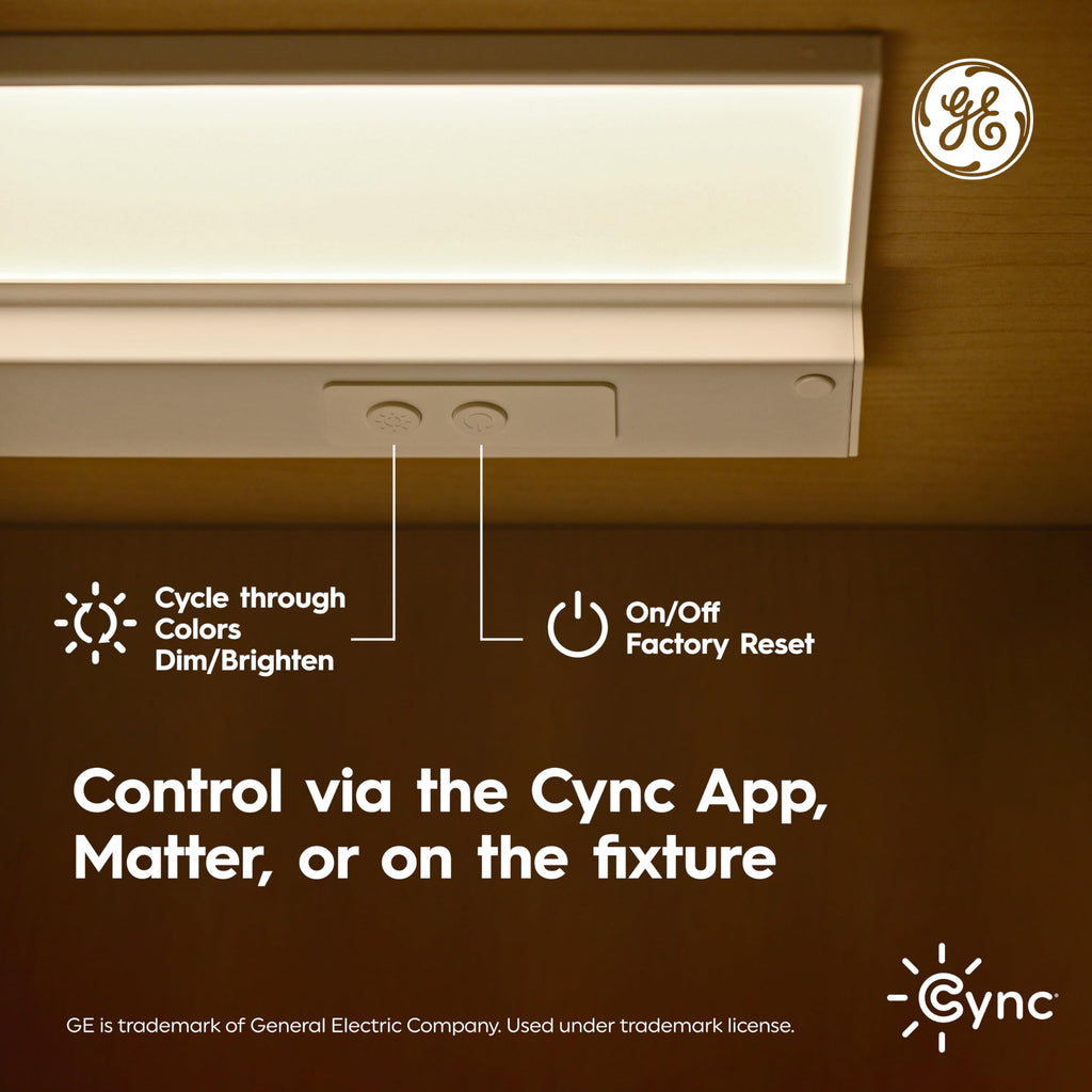 Smart LED Under Cabinet Light Bar, 24in V90182