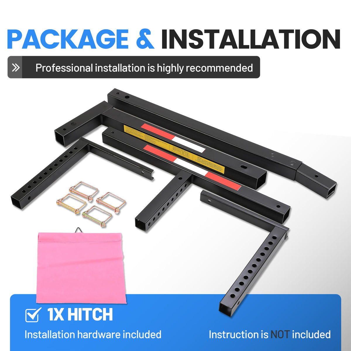 Truck Bed Extender Hitch Mount Extension Rack O475966