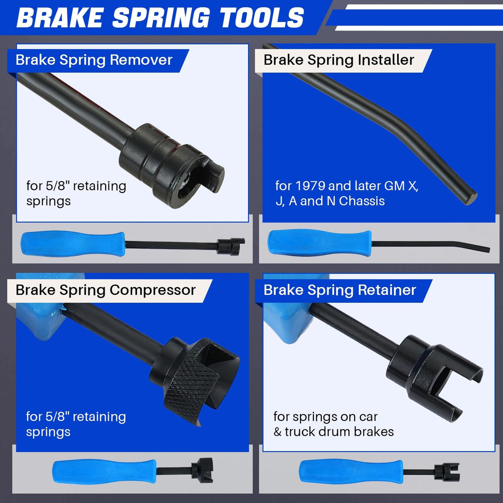 8 Pc Drum Brake Tool Kit X32506