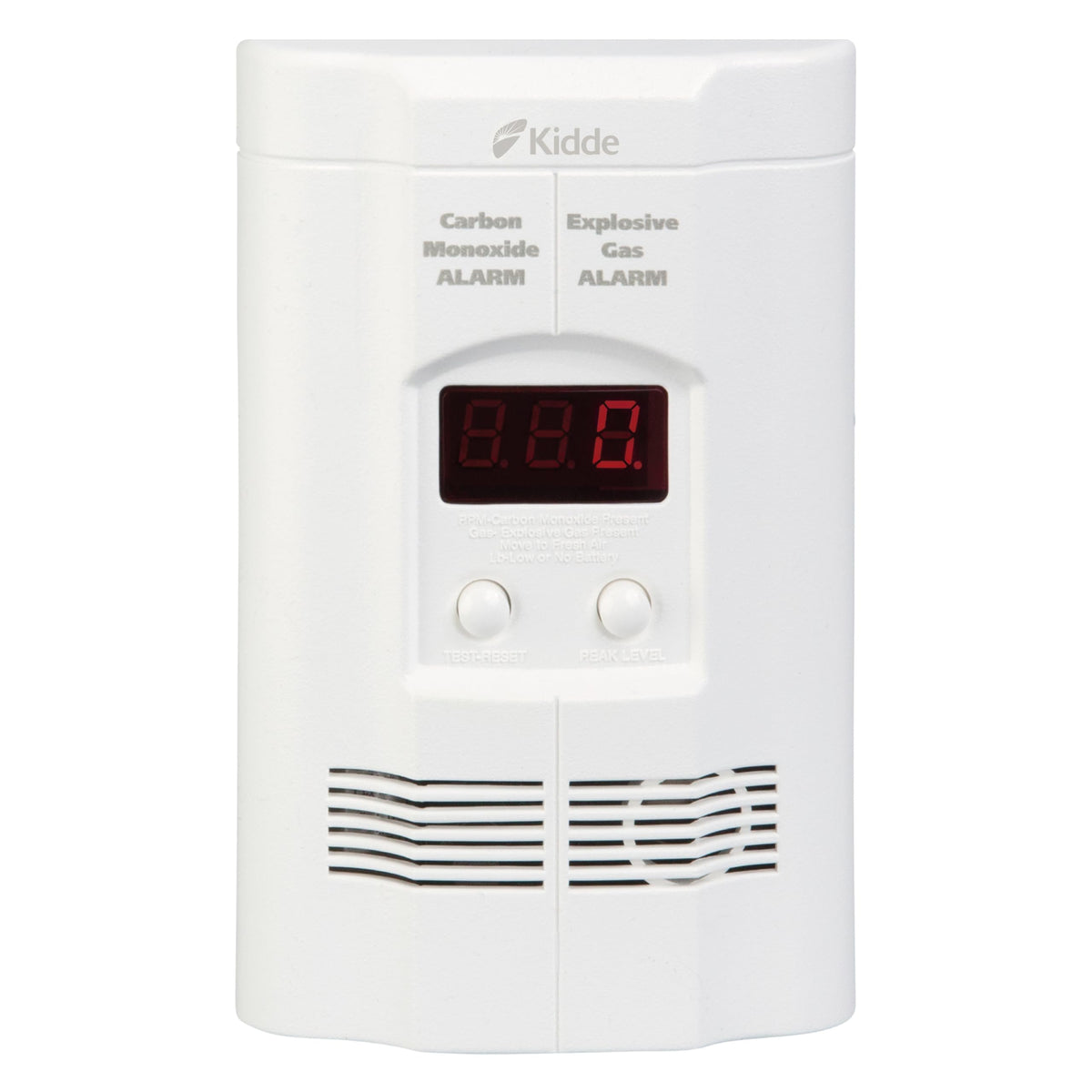 Carbon Monoxide & Explosive Gas Detector, Plug-in with Battery Backup C24716