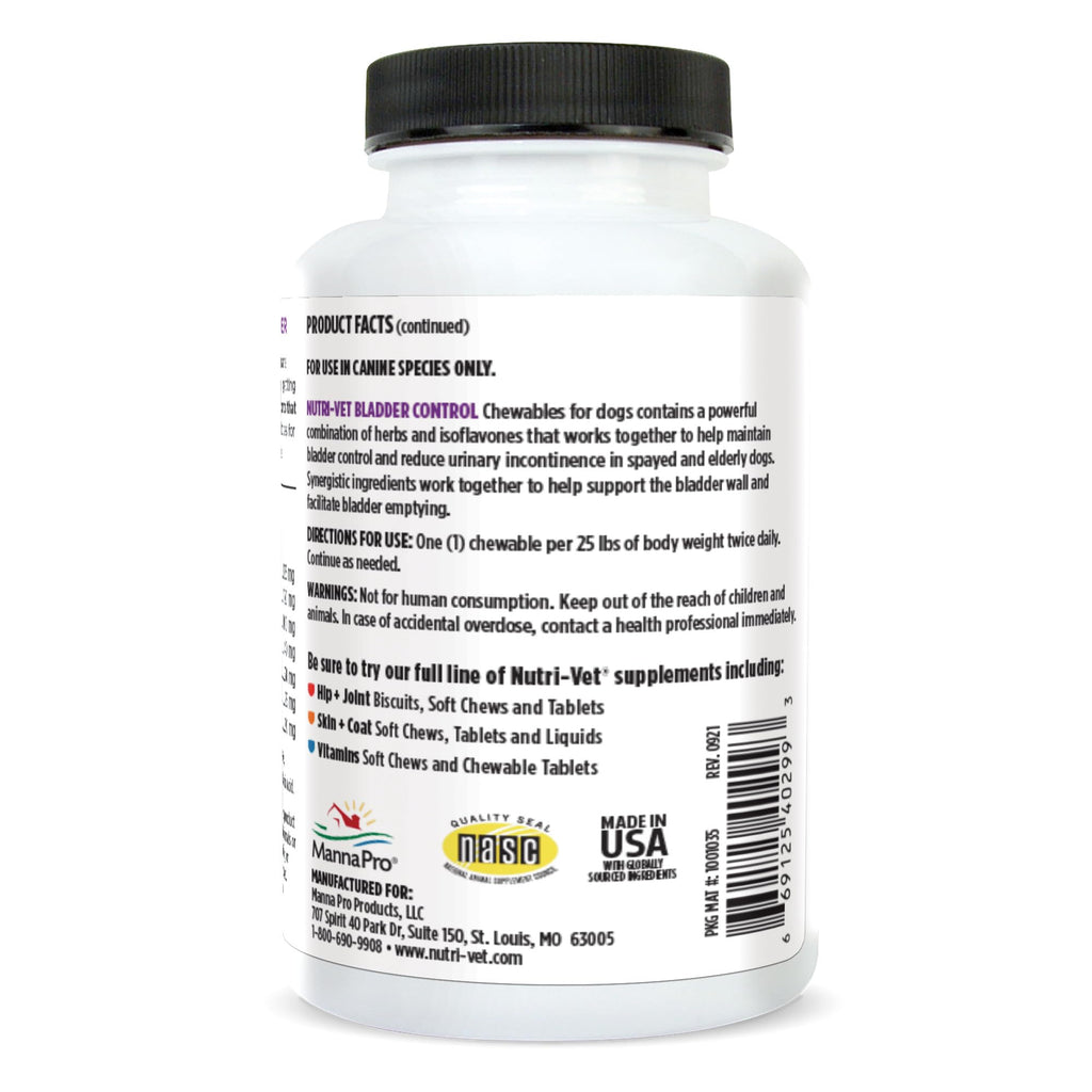 Dog Bladder Control 90 Tablets W86324