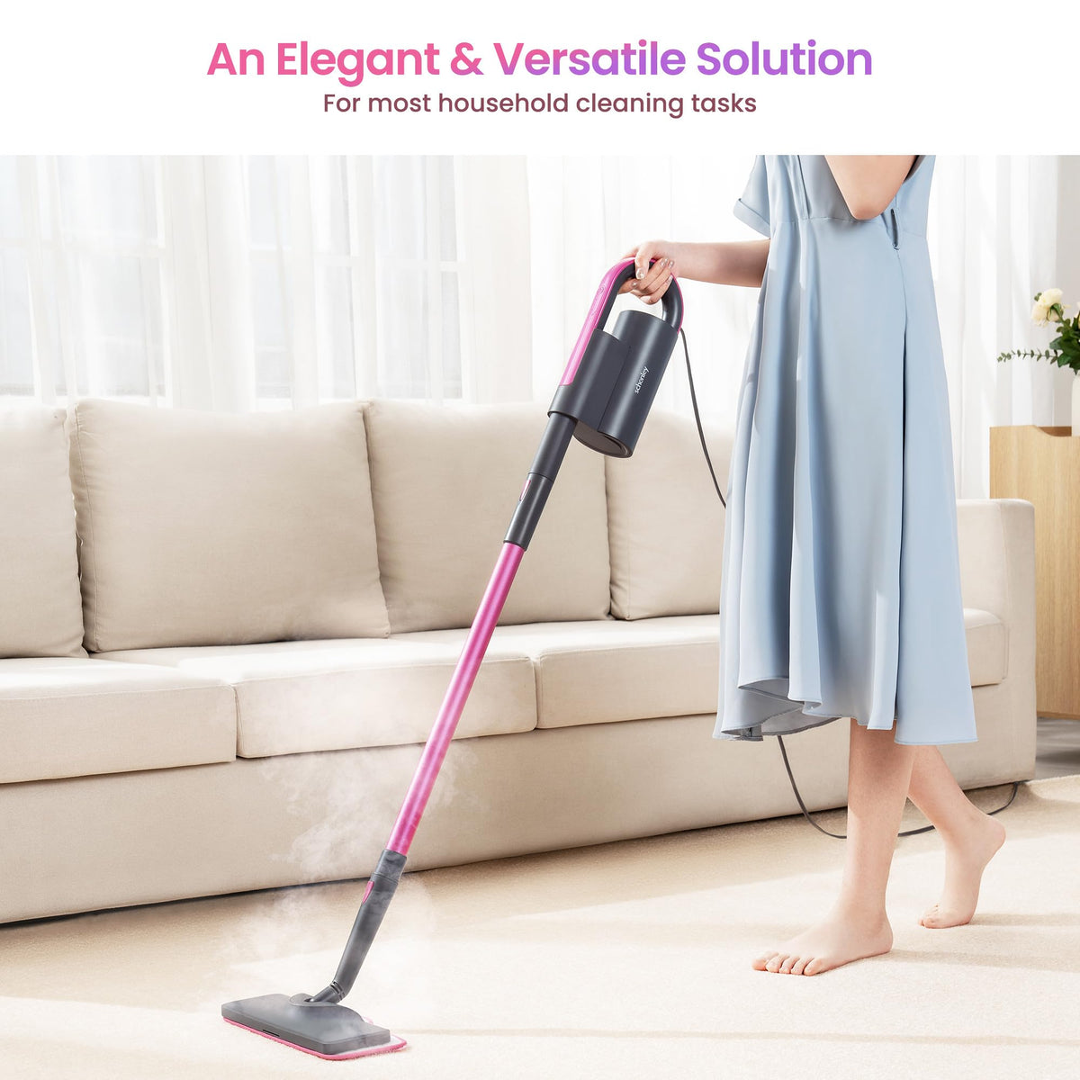 Steam Mop Cleaner, Detachable Handheld Steamer T9527