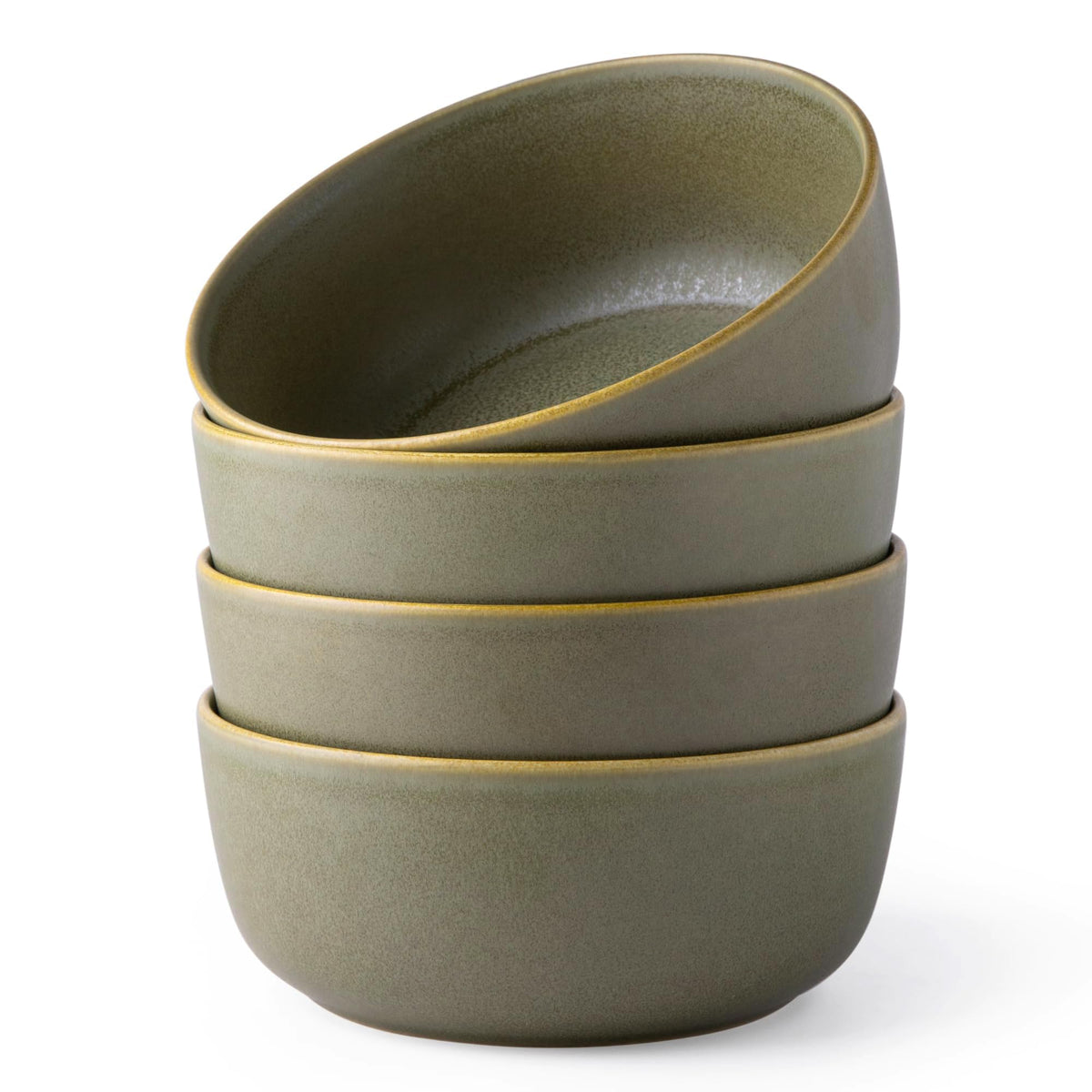Stoneware Cereal Bowls Set of 4, 26oz Ceramic Bowls X210210