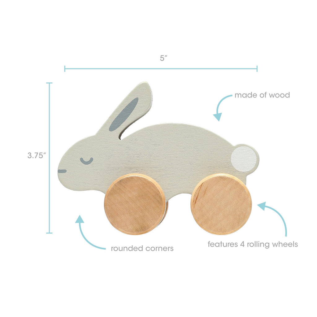 Wooden Bunny Pull Along Toy U590901