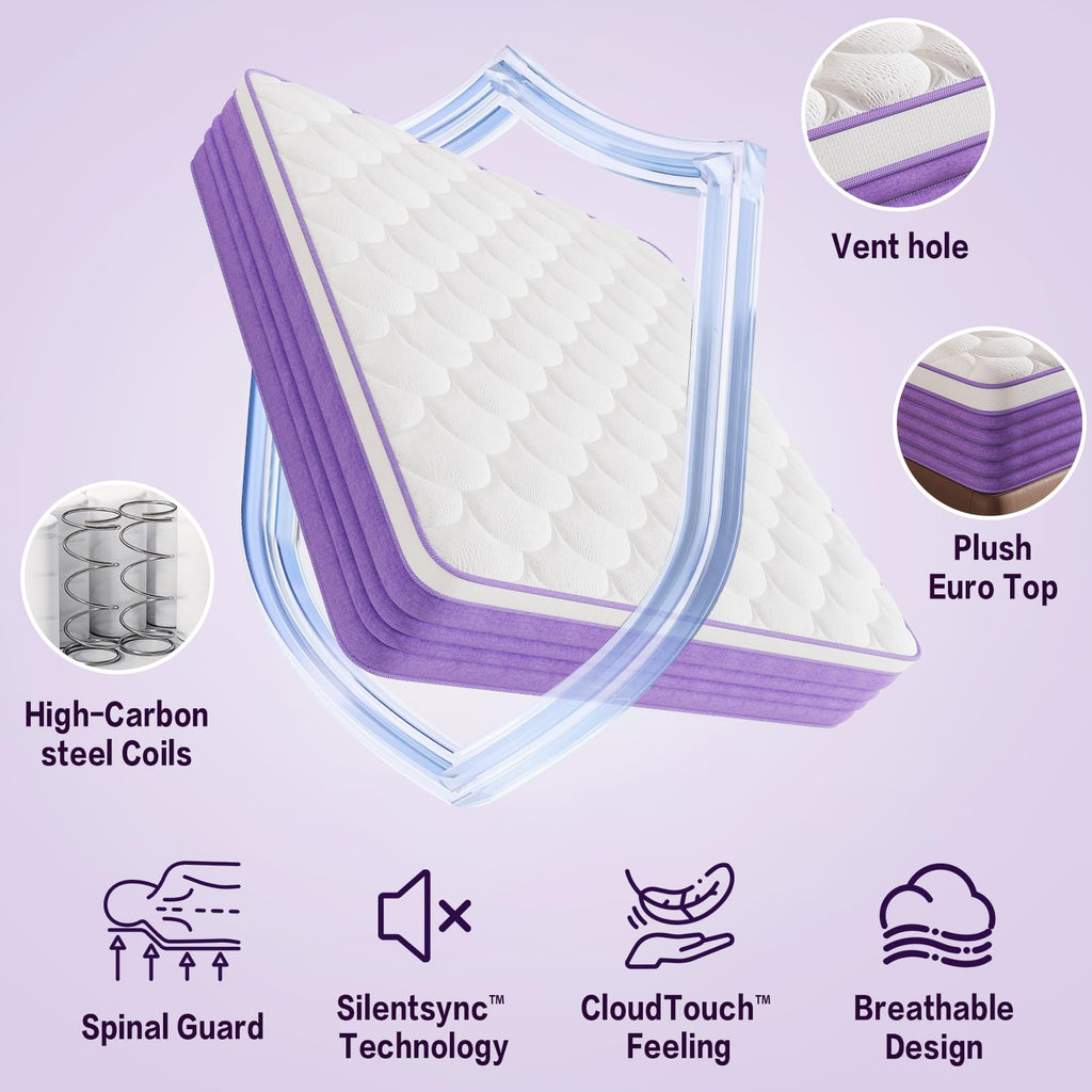 Queen 12 Inch Hybrid Mattress T71709