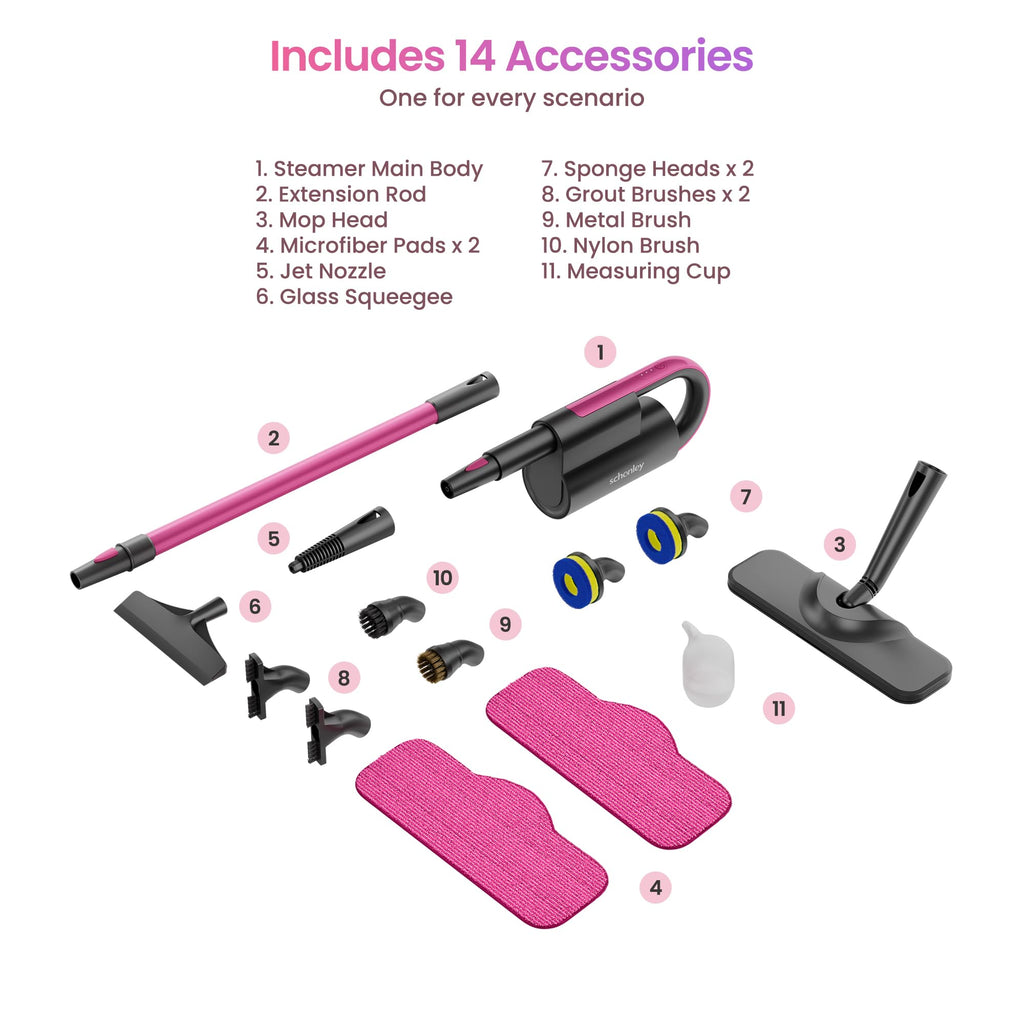 Steam Mop Cleaner, Detachable Handheld Steamer T9527