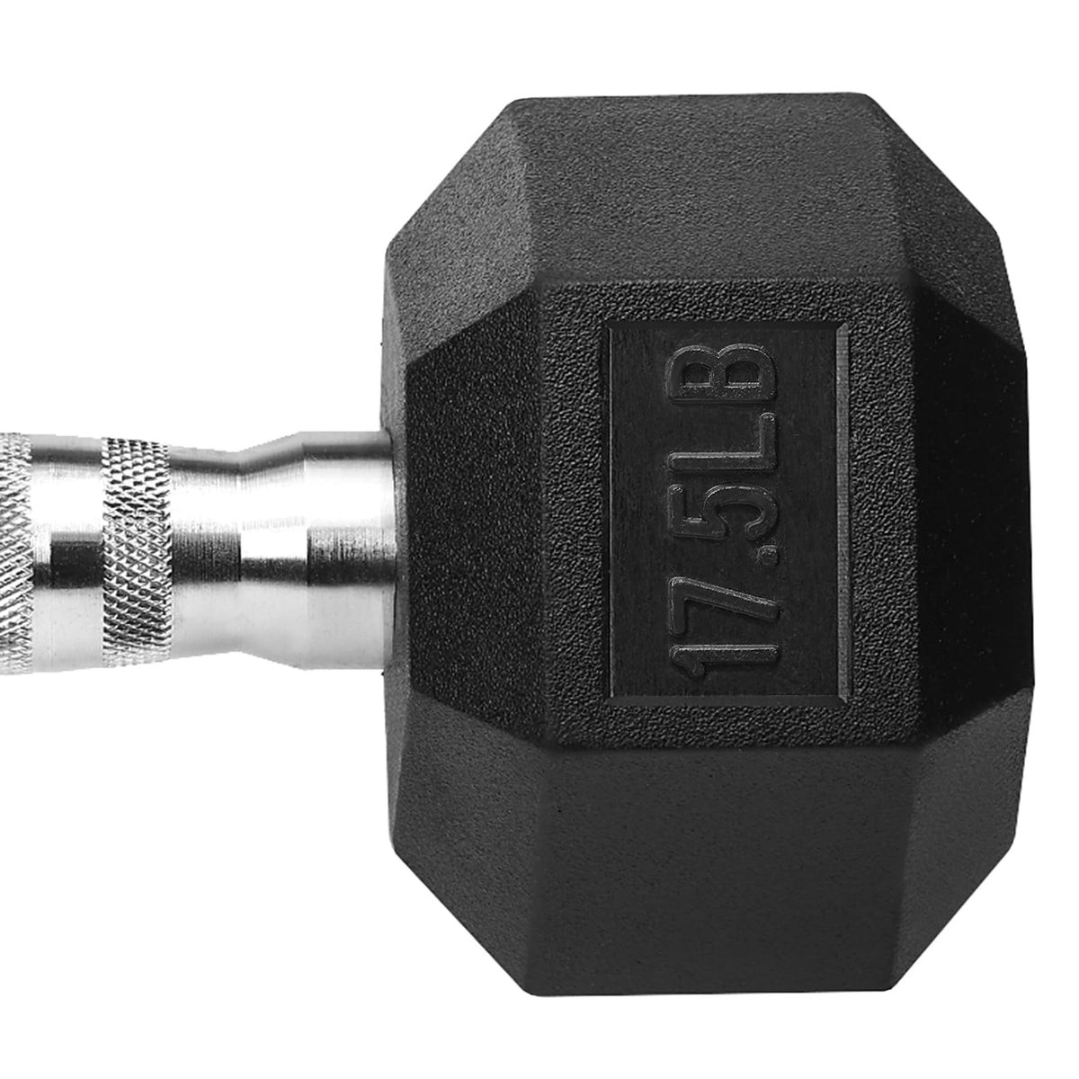 Rubber Coated Cast Iron Hex Dumbbells Y709