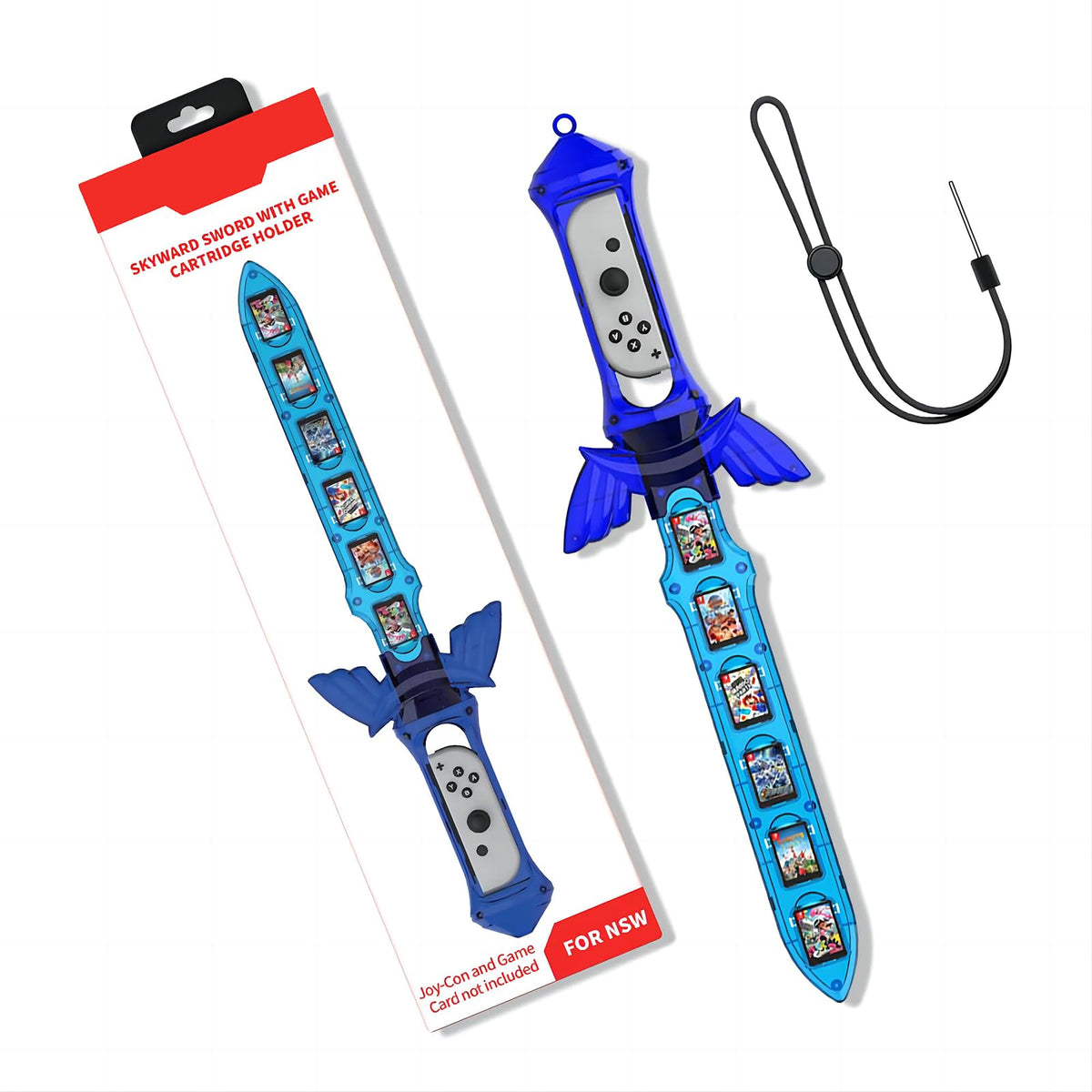 Sword Accessories for Nintendo Switch with 12 Game Card Slots V9814