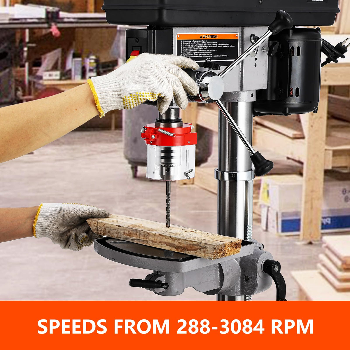 13 in 7.5 Amp Variable Speed Cast Iron Drill Press K7710