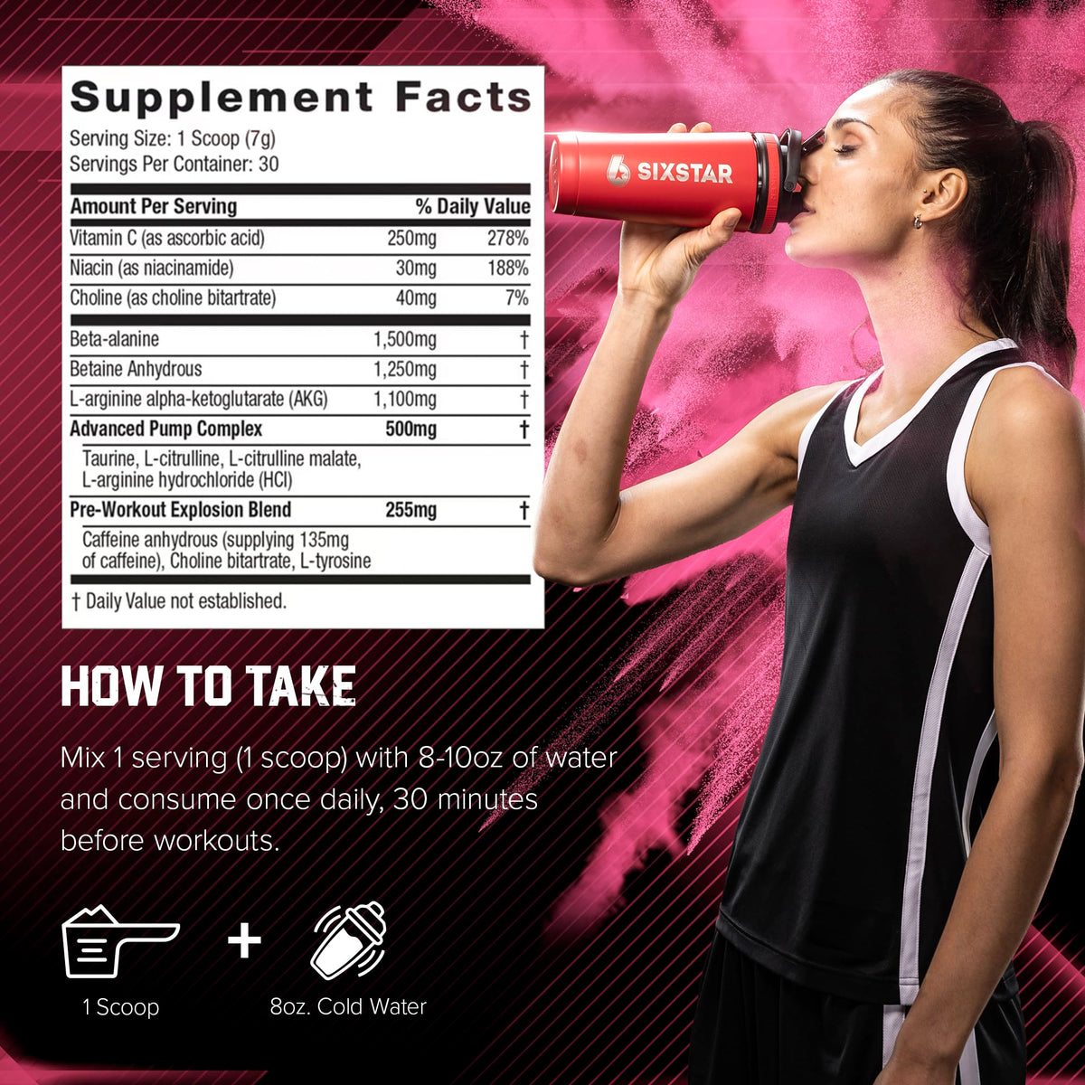 Pink Lemonade Pre-Workout Powder 30 Servings S185538