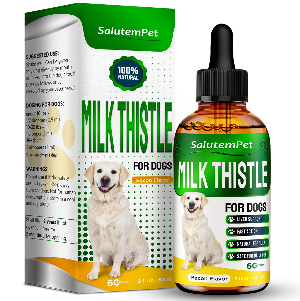 Milk Thistle Dog Liver Supplement 2 Oz F696714
