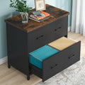 2-Drawer Wood File Cabinet I489