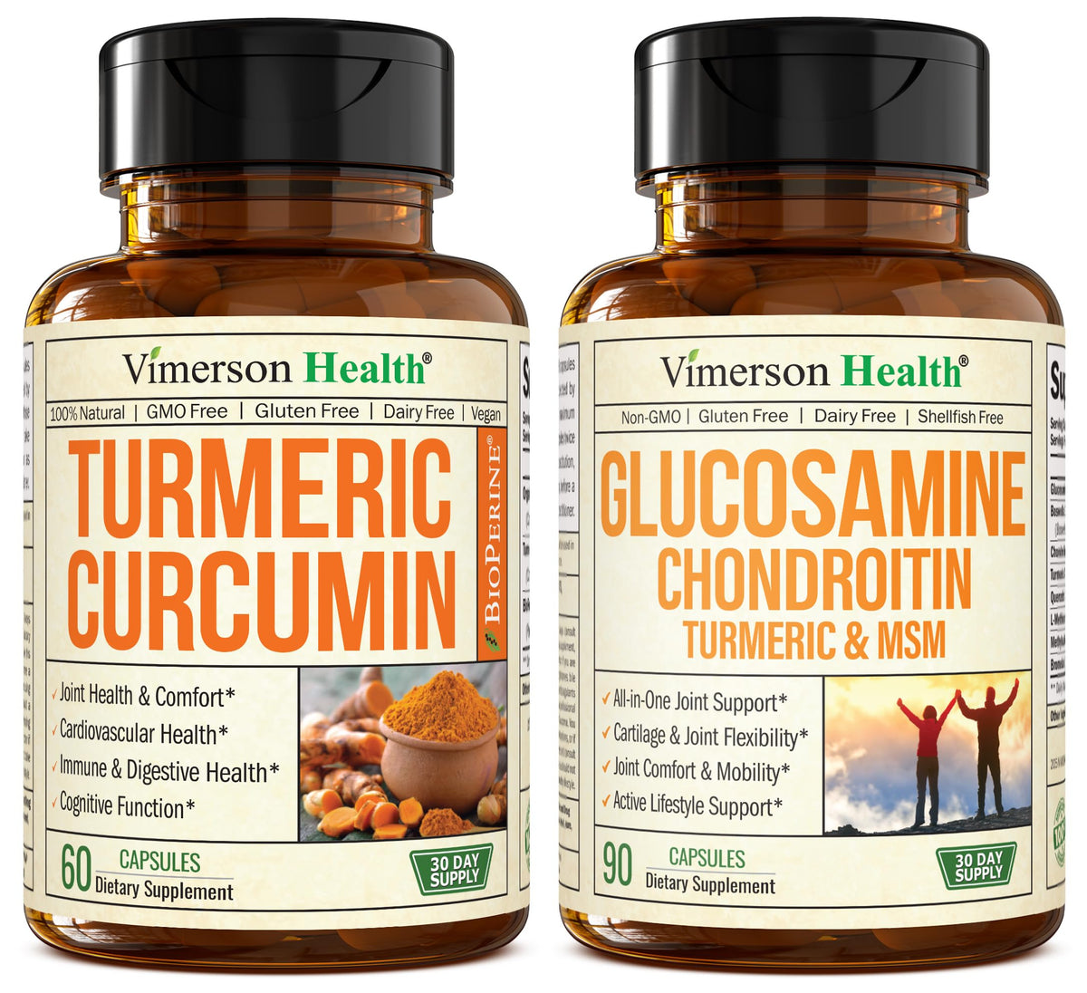 Turmeric Curcumin Glucosamine Chondroitin MSM Supplement X2888