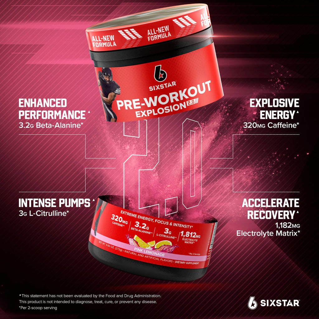 Pink Lemonade Pre-Workout Powder 30 Servings S185538