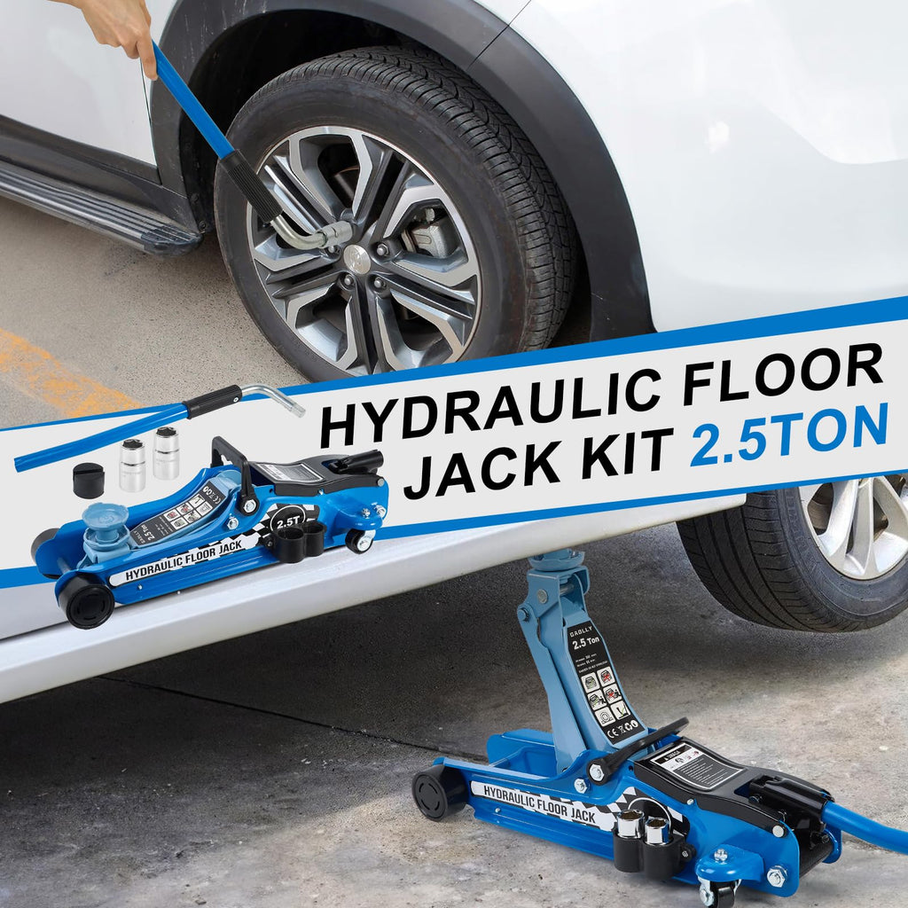 2.5 Ton Low Profile Hydraulic Floor Jack Kit G787