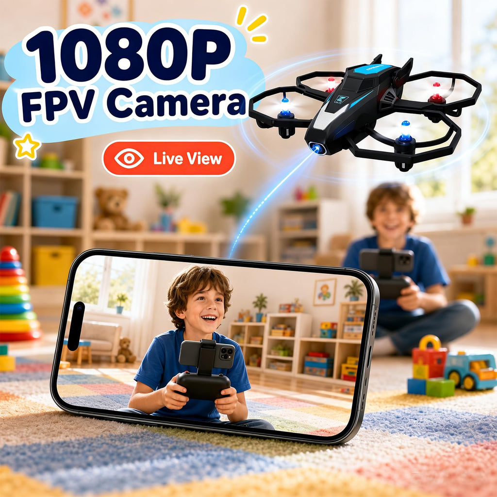 Mini Drones with Camera 1080P HD RC Quadcopter U586513