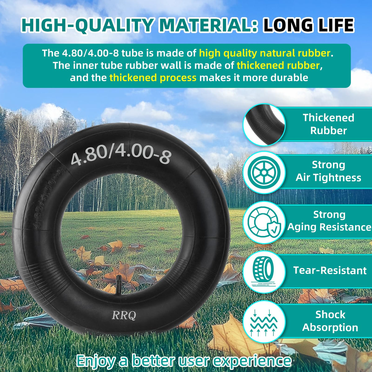 4.80/4.00-8 Tire Inner Tube 2 Pack A4818