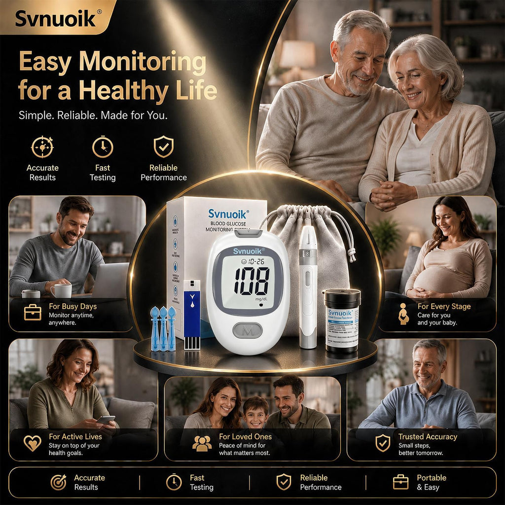 Blood Glucose Monitor Kit with 100 Strips & Lancets X278
