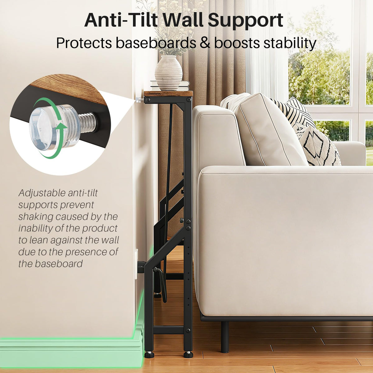 Narrow Console Table with Power Outlet X582404