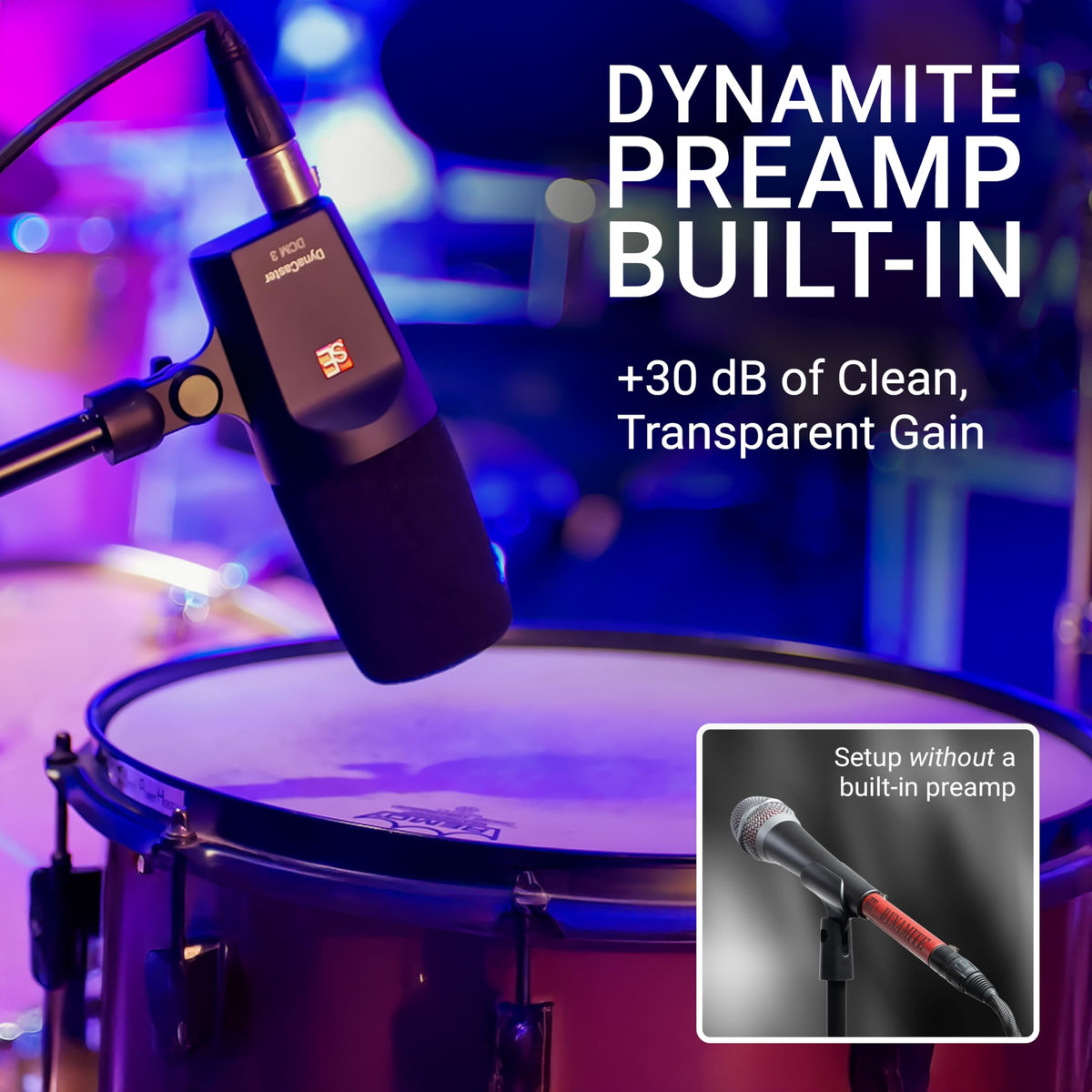 XLR Dynamic Microphone with Shockmount & Pop Filter M66752