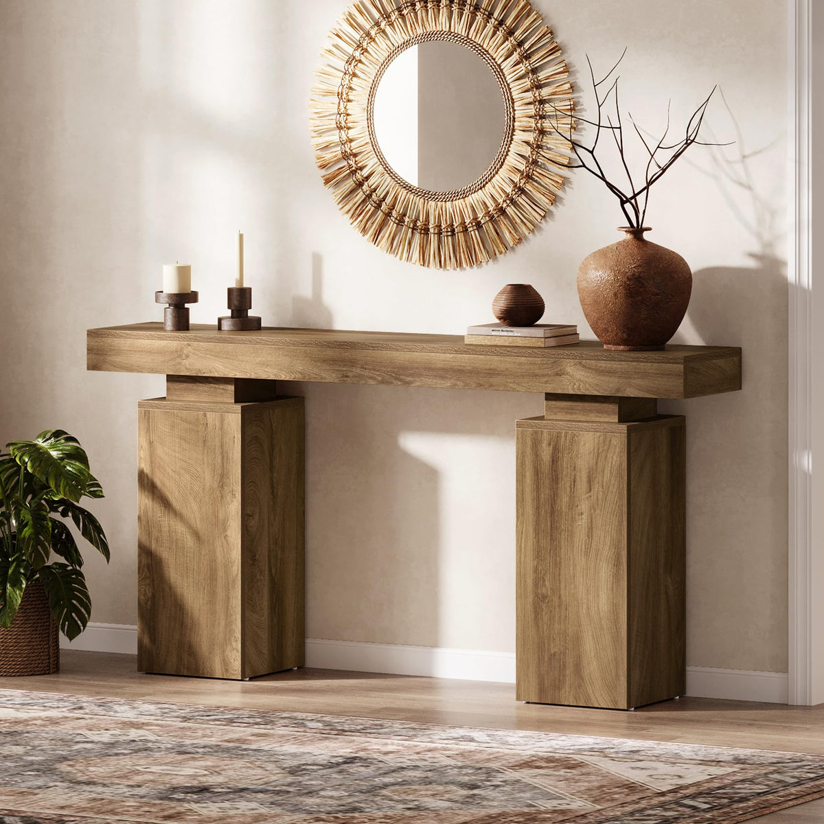 63-Inch Farmhouse Console Table G52739