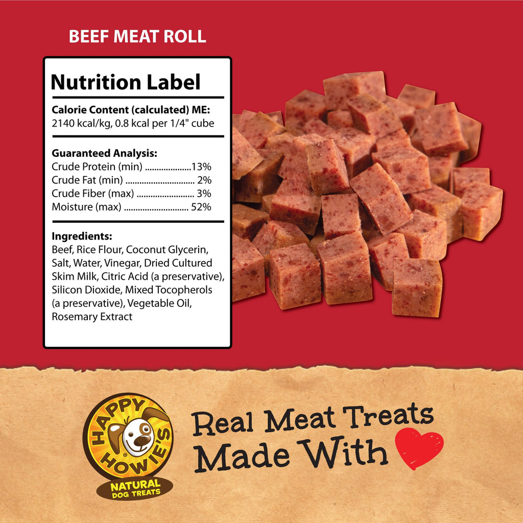 Beef Soft Meat Roll Treat 12 Oz (Pack of 4) C14445