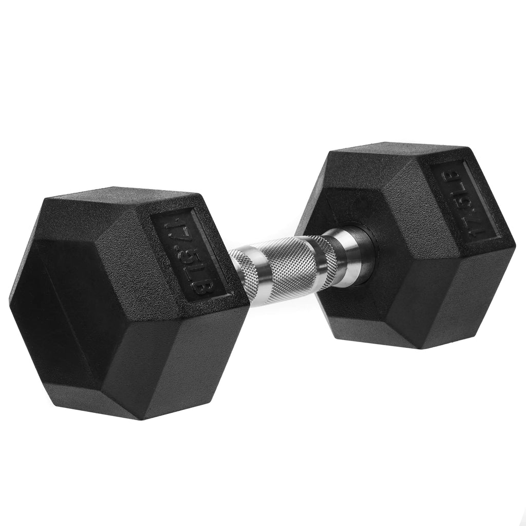 Rubber Coated Cast Iron Hex Dumbbells Y709
