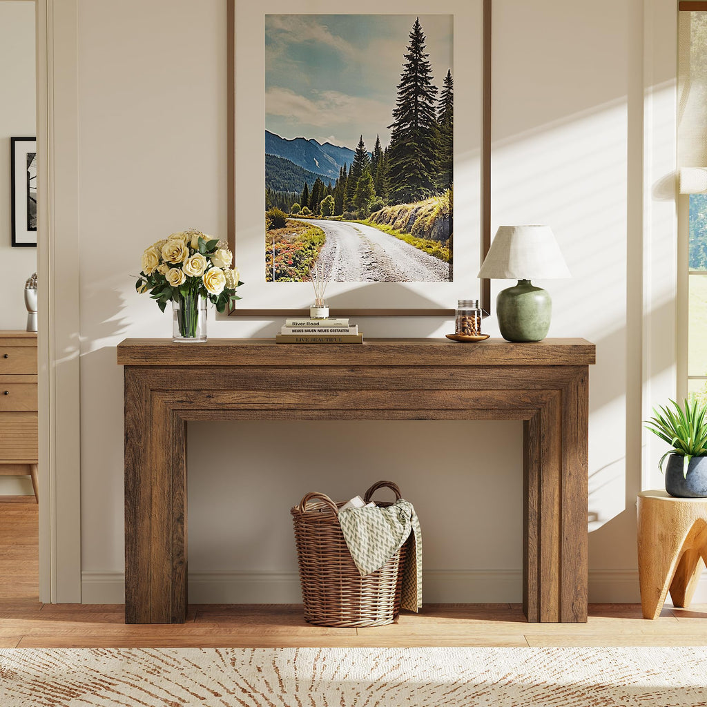 54 Inch Rectangular Console Table Y7742