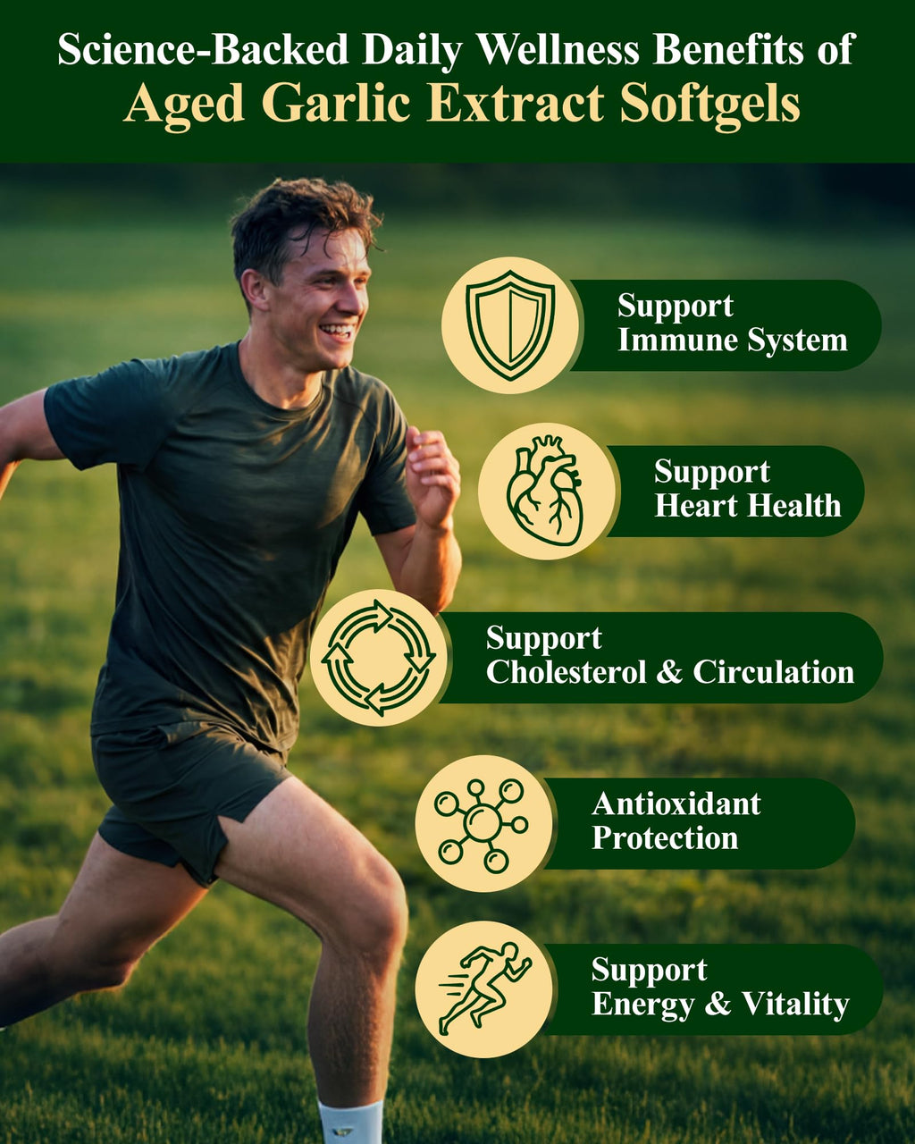 Odorless Garlic Supplement 300 Softgels U505688