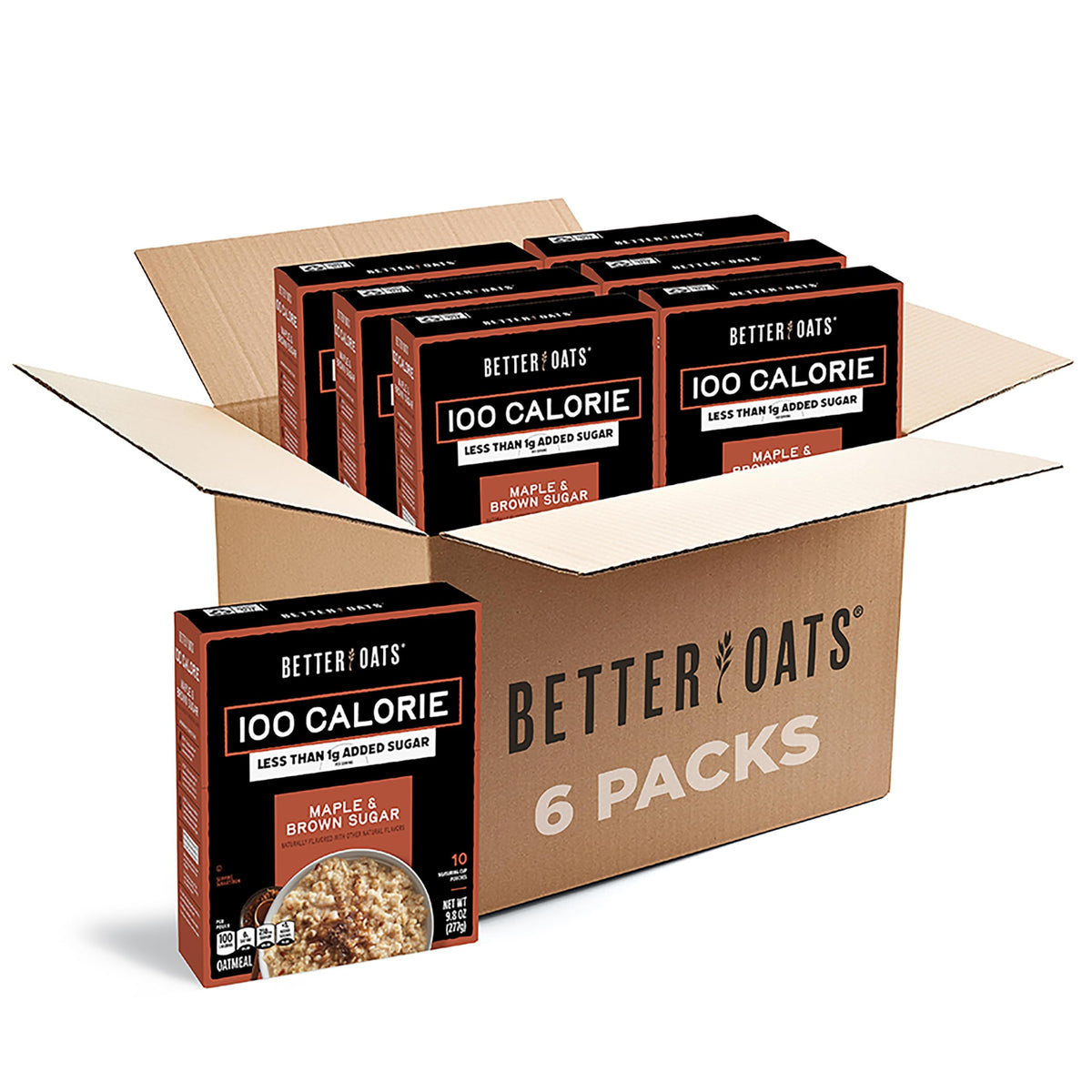 Maple & Brown Sugar Oatmeal 6 Pack S625