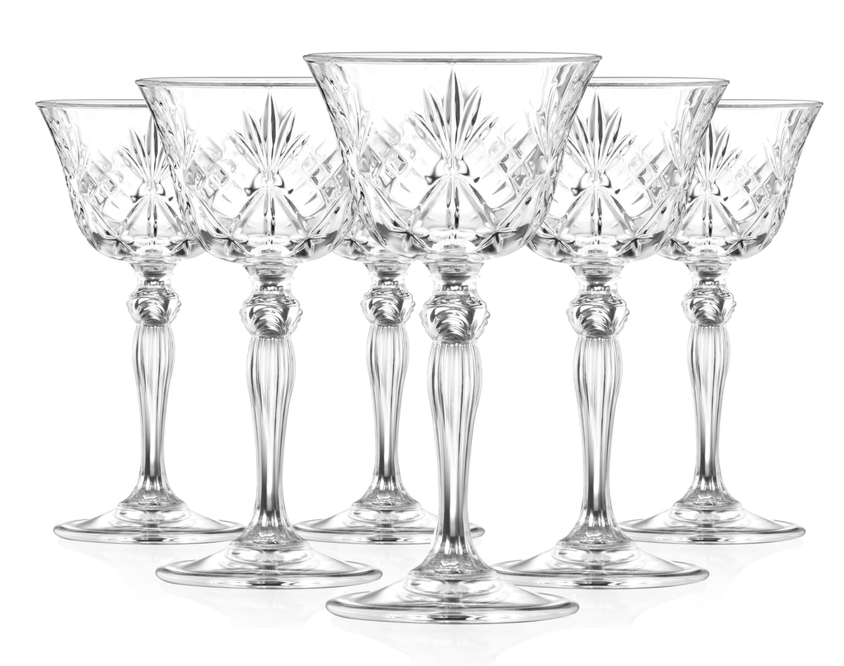 Set of 6 5 Oz Cocktail Glasses D23275