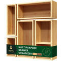 5-Piece Bamboo Drawer Organizer Set D60191