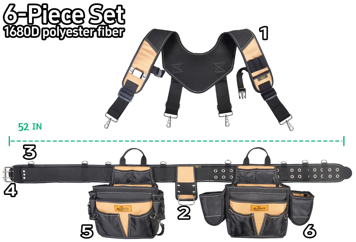Ergonomic Tool Belt with Suspenders R751