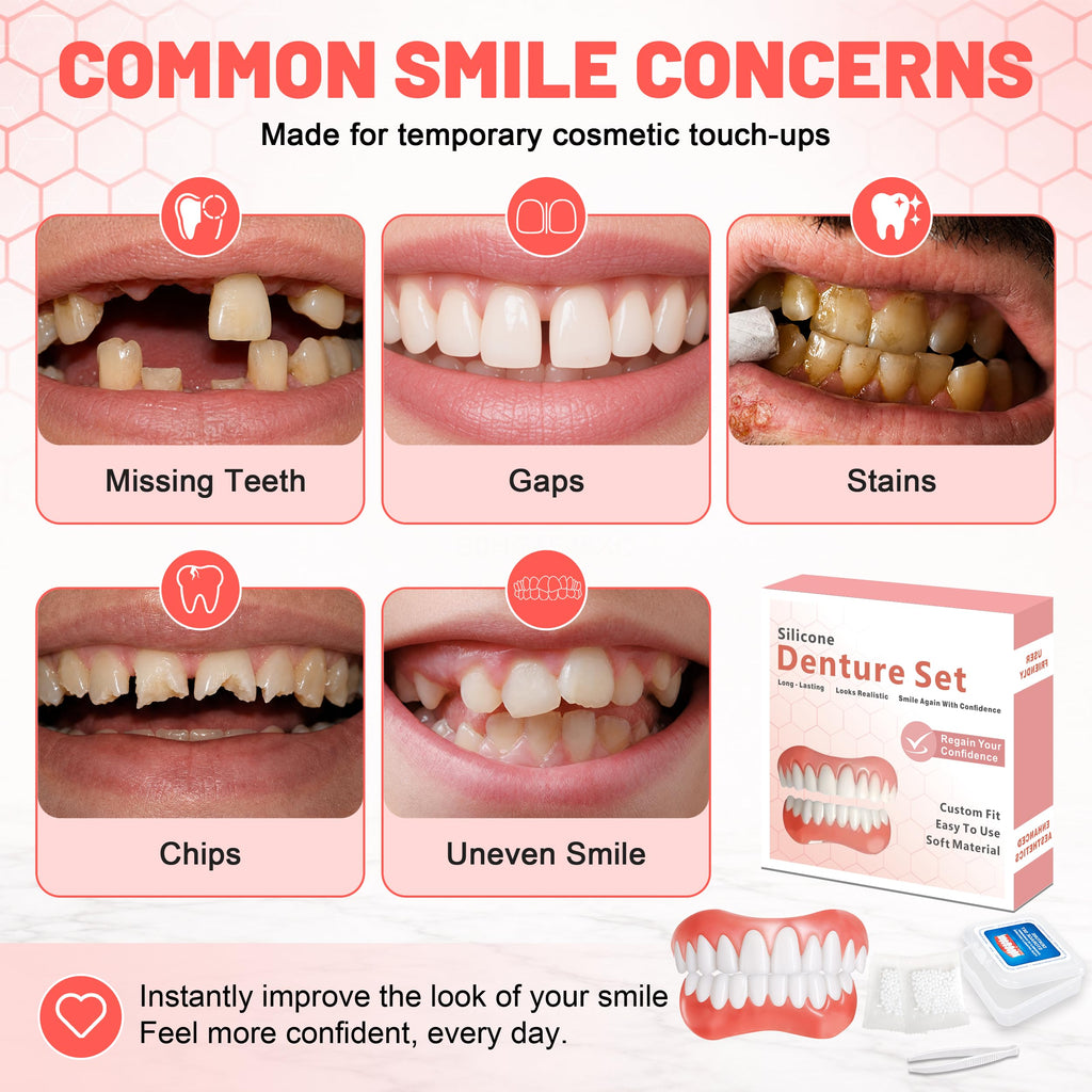Custom Upper & Lower Dentures C126
