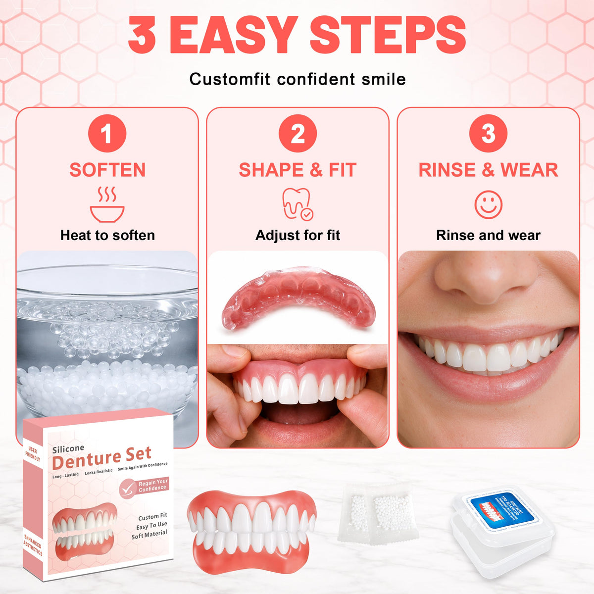 Custom Upper & Lower Dentures C126