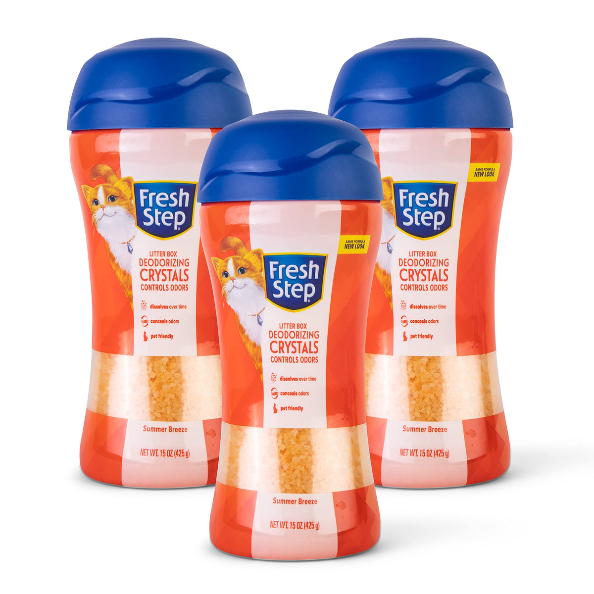 Cat Litter Crystals Summer Breeze Scent 15 Ounces 3 Pack L898