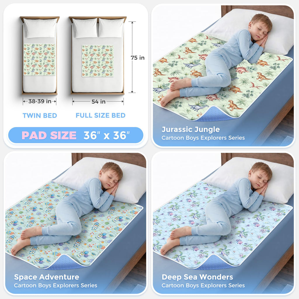 Baby & Kids Pee Pads Viscose from Bamboo 3 Pack L265