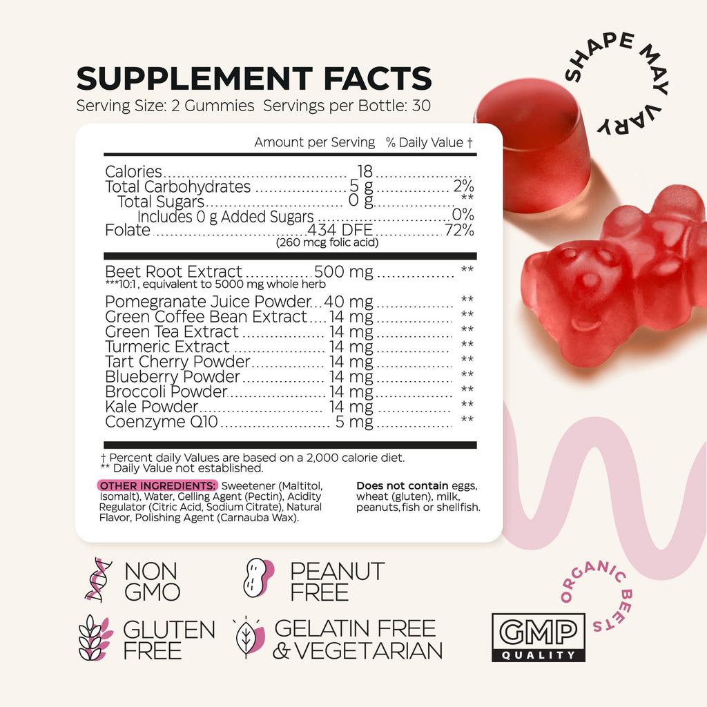 Sugar Free Beet Root Chews 120 Pcs (2 Pack) N89860