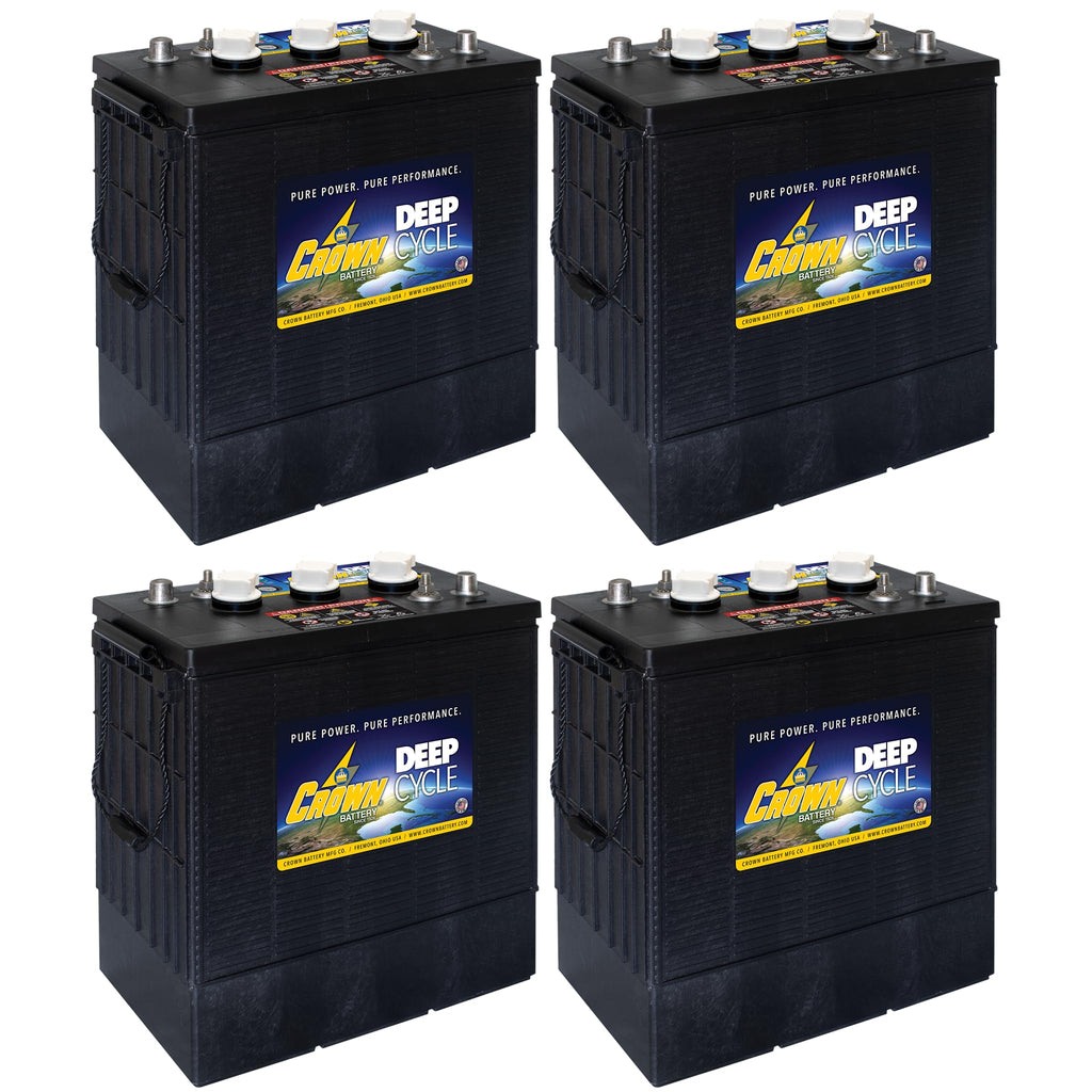 6V 350Ah Deep Cycle Flooded Lead Acid Battery Pack of 4 B21251