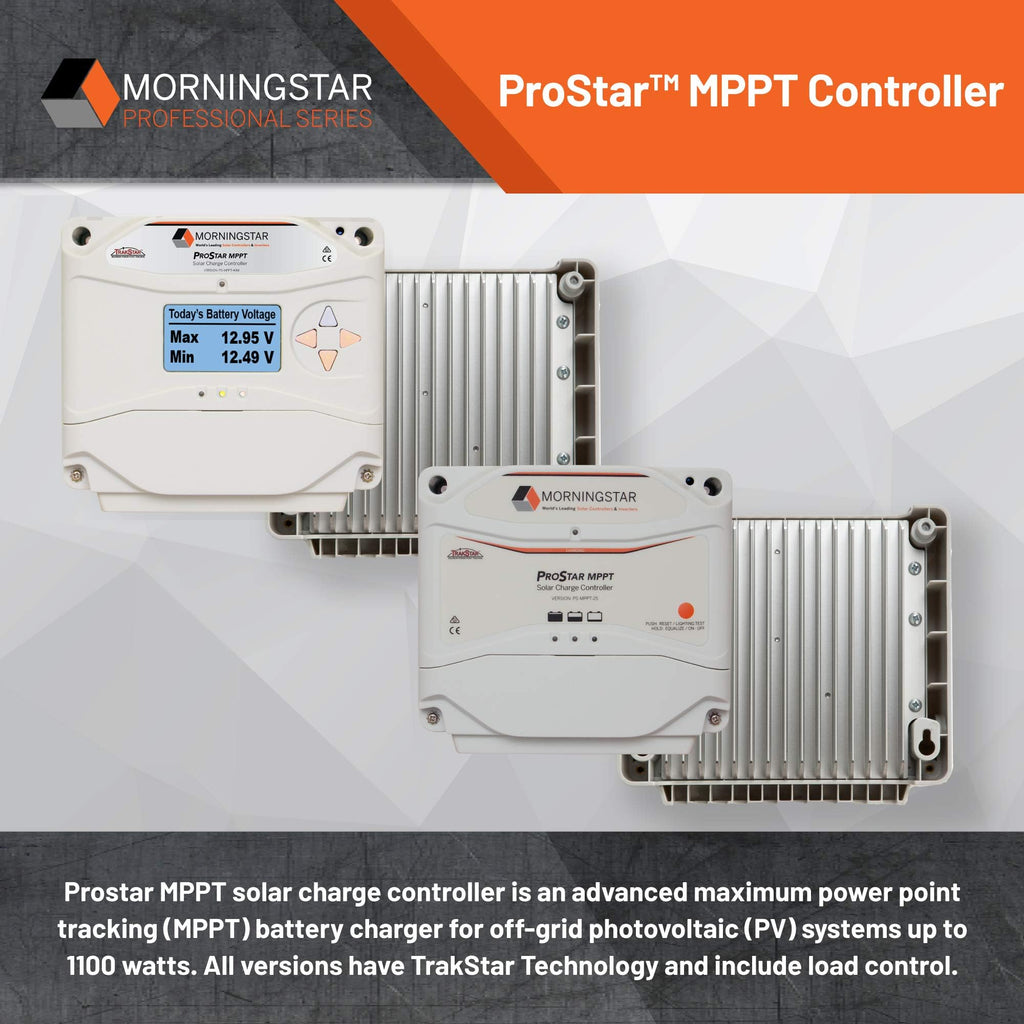 25A MPPT Solar Charge Controller with Built-in Meter A764