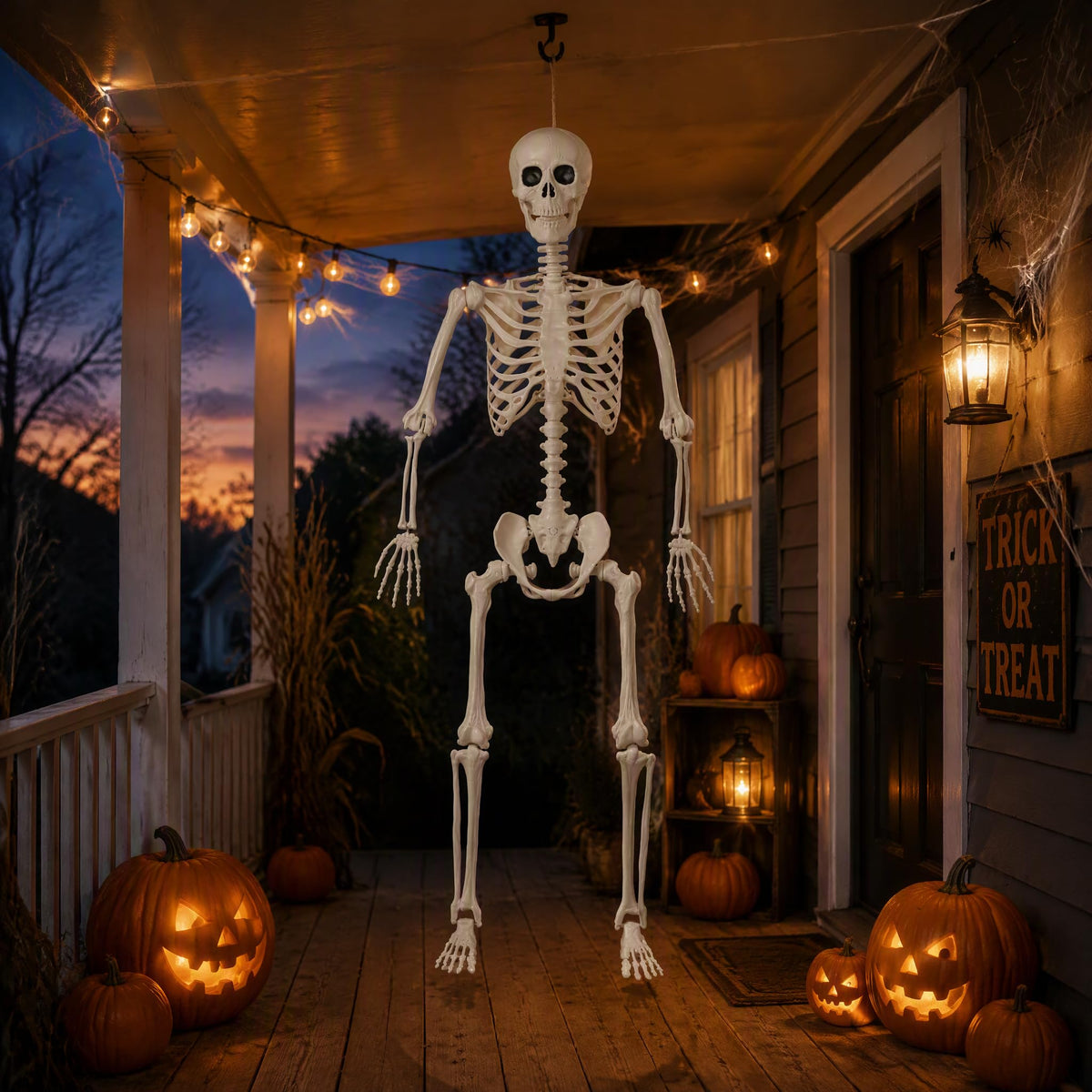 Life Size Posable Full Body Skeleton with Movable Joints Z53106